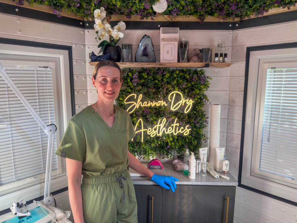 Shannon Dry in her aesthetics studio in Upper Cambourne